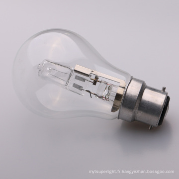 Ampoule halogène blanc chaud E27 E26 B22 220-240V A55